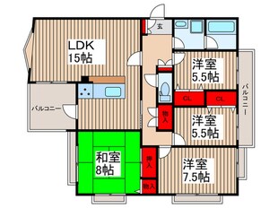 ｱｰﾊﾞﾝみらい東大宮三番街第2号棟の物件間取画像